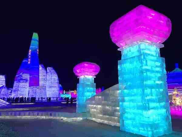 哈尔滨冰雪大世界图片 全景