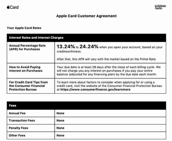 苹果信用卡细则曝光：禁止越狱，还不能用于博彩和虚拟货币