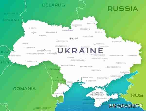 乌克兰公布地图：把俄罗斯分7块，西伯利亚被腰斩，岛屿送日本！