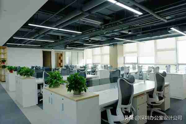 深圳南山办公室装修 _ 办公室效果图设计 _ 刚柔并济展现独特办公空间